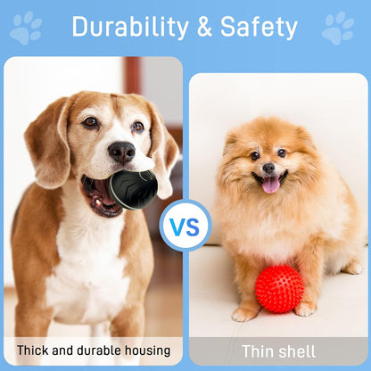 2026 T01 Interactive Dog Toys Dog Ball, Automatic Rolling and Bouncing Moving Dog Toy, Durable and USB Rechargeable, Fun Smart Toy for Puppy, Small, Medium and Large Dogs, Dog Toys to Keep Them Busy